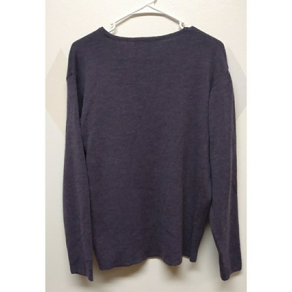 Milu' MINU' merino wool blend long sleeve sweater - Picture 2 of 8